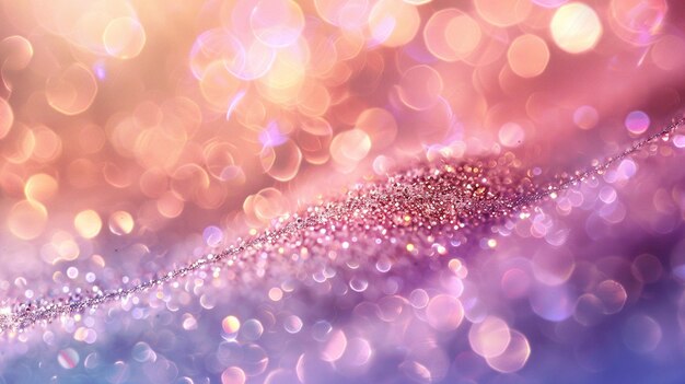 photo of abstract bokeh glittery shimmer colourful background