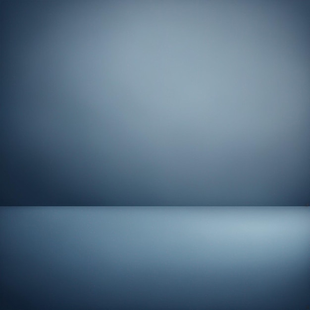 Photo abstract luxury gradient blue background smooth dark blue with black Background