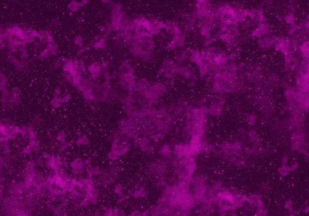 Photo abstract purple nebula background