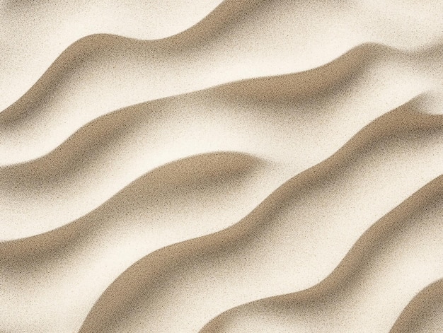 Photo photo of abstract wavy sand patterns in soft beige and white tones sand texture design