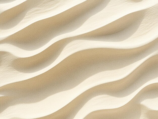 Photo photo of abstract wavy sand patterns in soft beige and white tones sand texture design