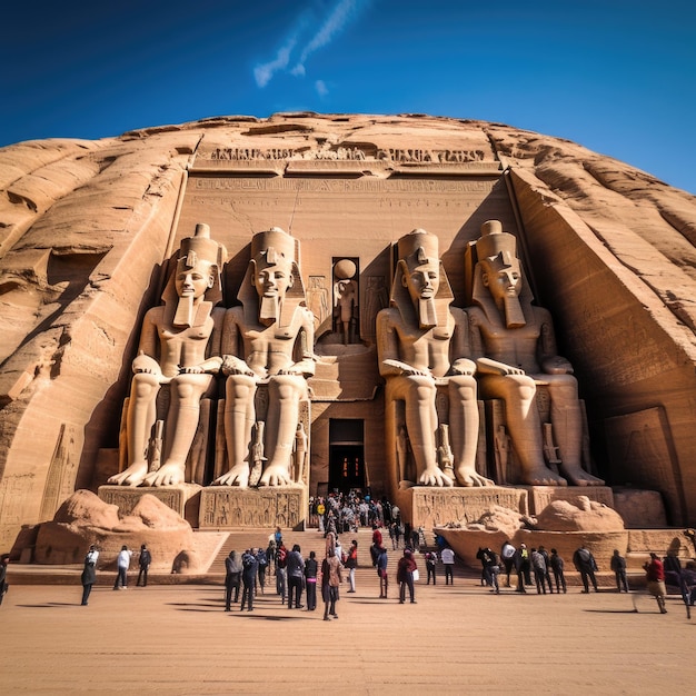 Photo of Abu Simbel in Egypt