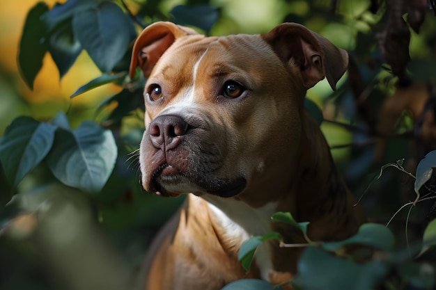 Photo Of An America Bully Looking American Bully Curious