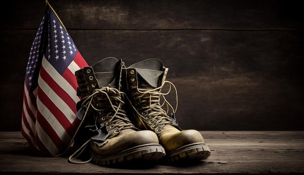 photo american flag background for independence day memorial day and patriot day