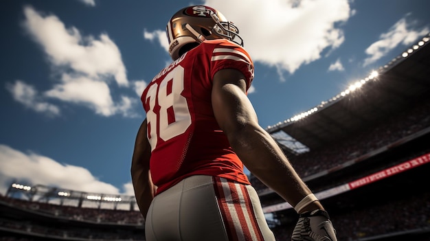 photo american football american football player in professional sport stadium