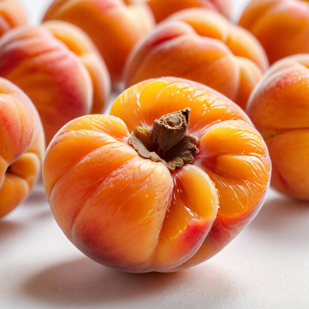 Photo of apricot isolated on background