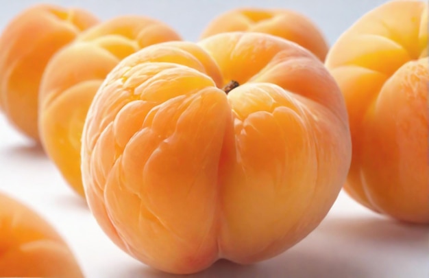 Photo of apricot isolated on background