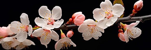 Photo apricot tree flower