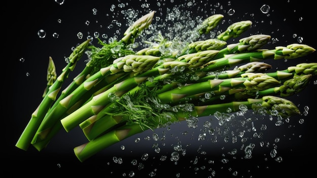 a photo of asparagus