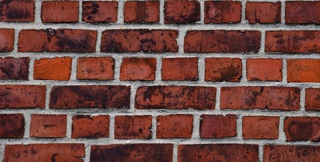 photo of beautiful vintage brick wall in house interior wide panorama of brick wall