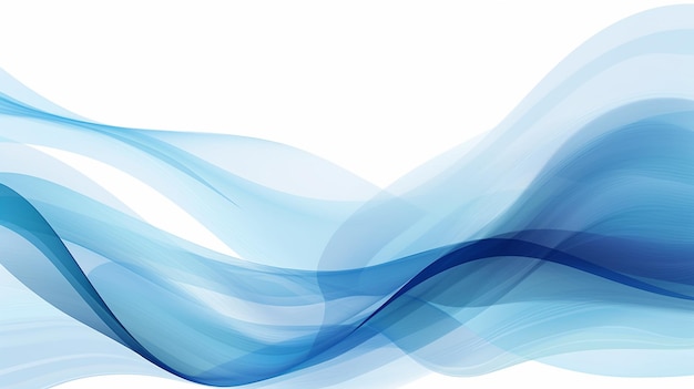 Photo of blue waves backgroundblue waves background for design AI Gnerated