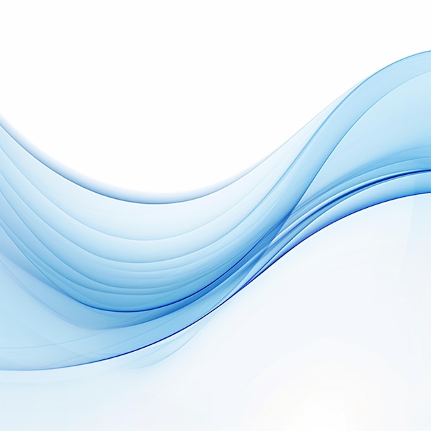 Photo of blue waves backgroundblue waves background for design AI Gnerated