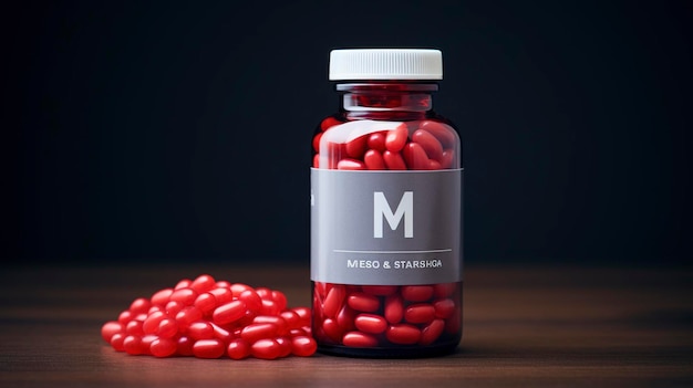 photo of a bottle of magnesium supplements for muscle health