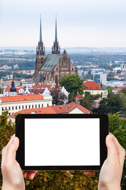 Photo of Brno city with Cathedral