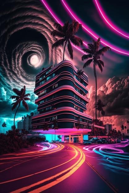 A photo of building with spiral generative ai