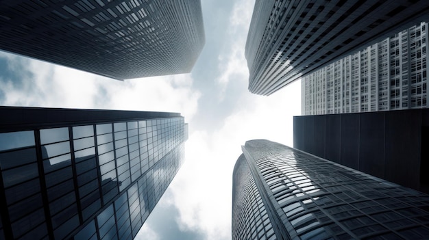 A photo of a building with the word bank on it