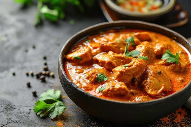 Photo of butter chicken curry food meat