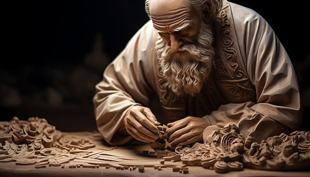 Photo of carving craft activity