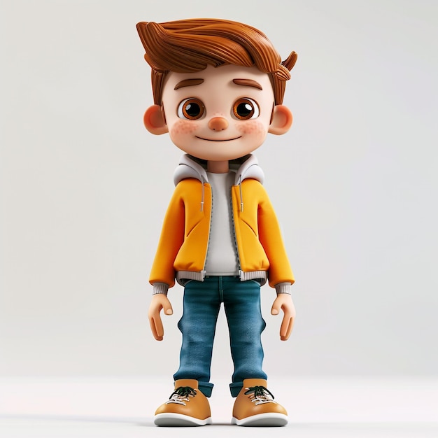 Photo of a Charming 3D Cartoon Characters Animated World