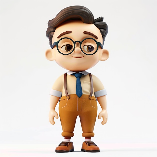 Photo of a Charming 3D Cartoon Characters Animated World