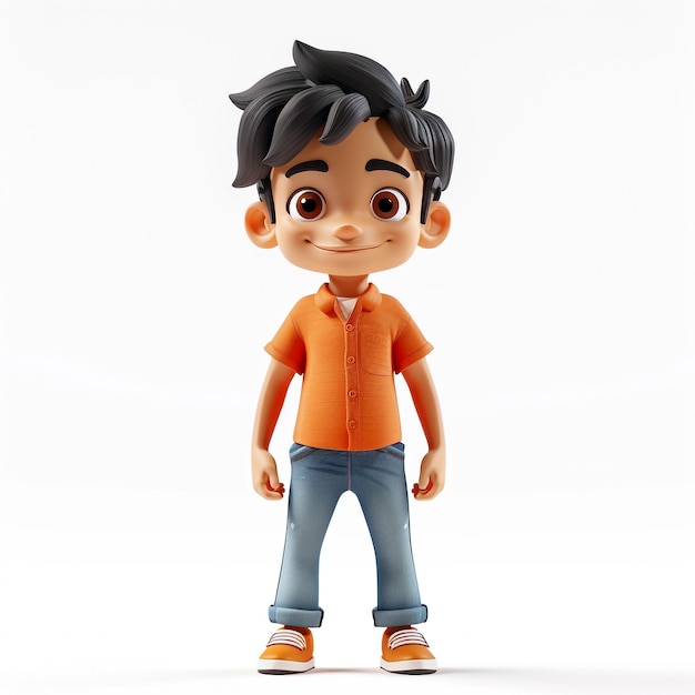 Photo of a Charming 3D Cartoon Characters Animated World