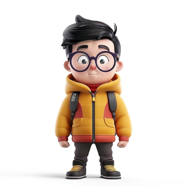 Photo of a Charming 3D Cartoon Characters Animated World