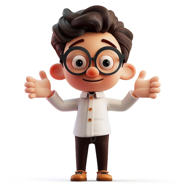 Photo of a Charming 3D Cartoon Characters Animated World