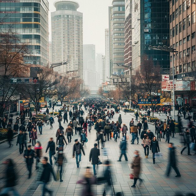 photo of Chinese people from rural backgrounds are moving into urban settings with a sense of hope