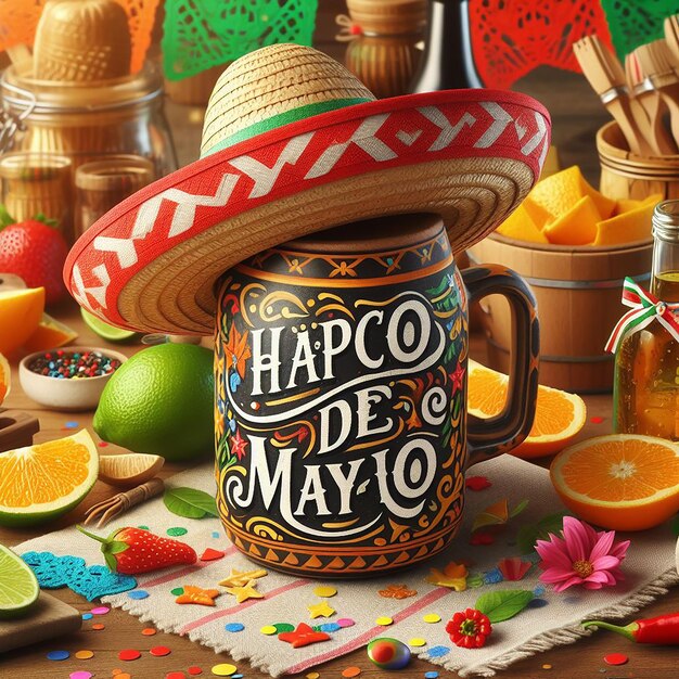 A photo of Cinco de Mayo Festivities for Mexican party AI Generated