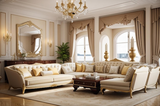 Photo classic style living room