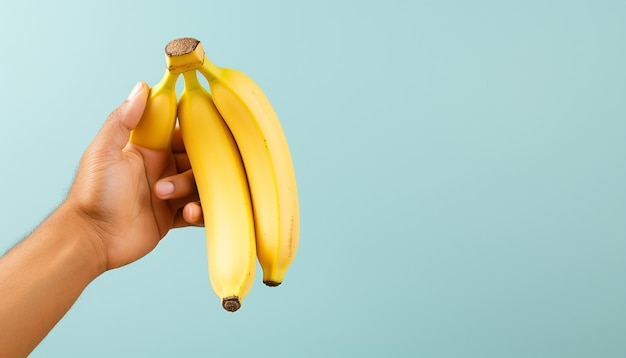 photo closeup woman with bananas