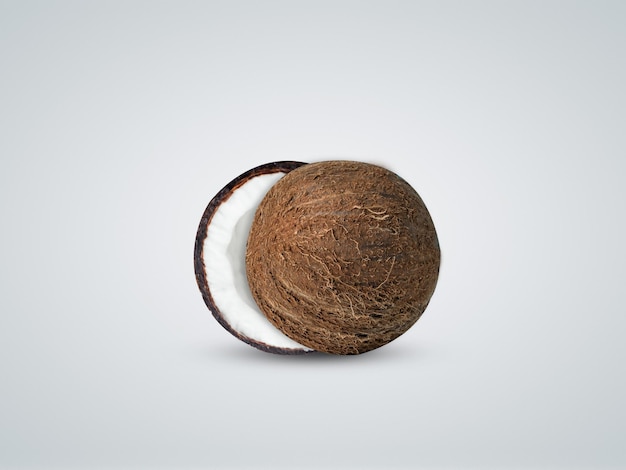 Photo coconut moon shape happy ramadan happy eid concept muslim holy month ramadan kareem