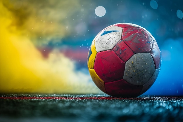 photo colombian national soccer team concept still life