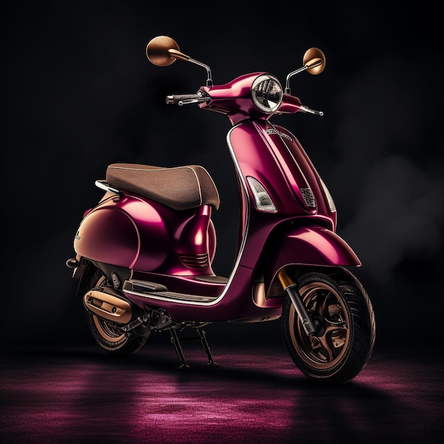 Photo of Colored scooter or scooty isolated with background