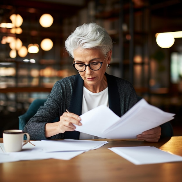 Photo of confident young beautiful businesswoman a realistic smiling business woman Generated AI