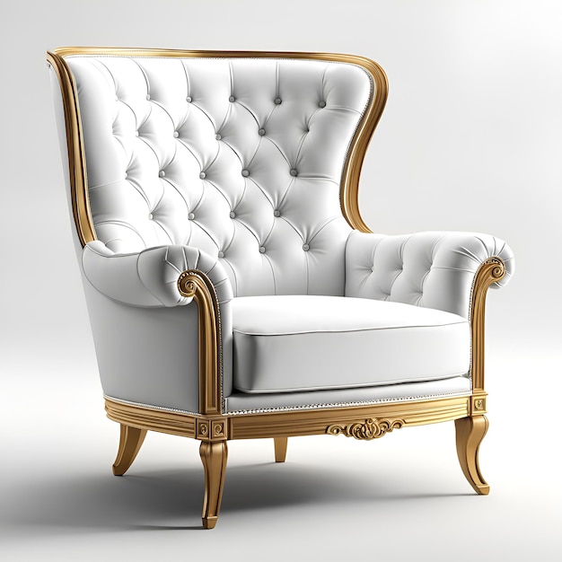 Photo of a contemporary luxury armchair showcasing sleek furniture design