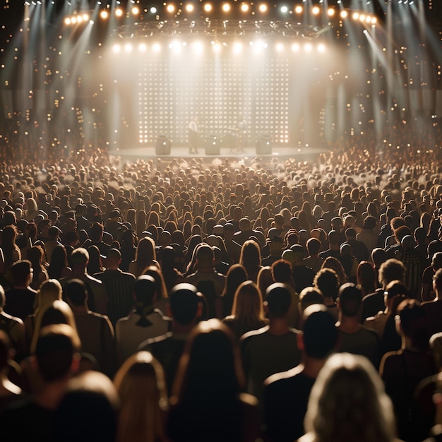 Photo crowd at music concert