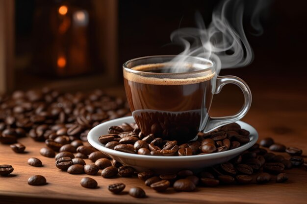 Photo of a cup of coffee