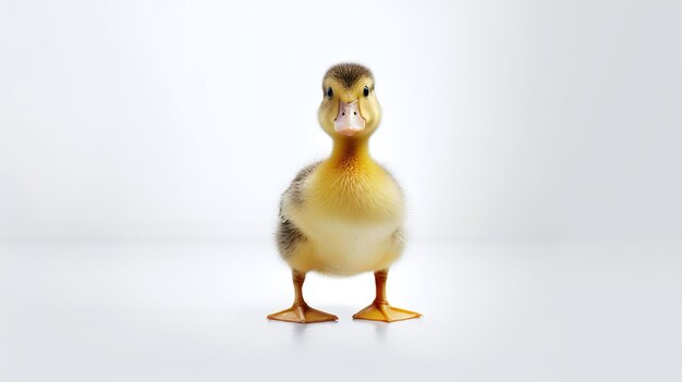 Photo of a cute Duck isolated on white background