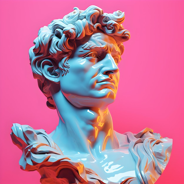 Photo David Michelangelo Aesthetic David Michelangelo sculpture Generative Ai