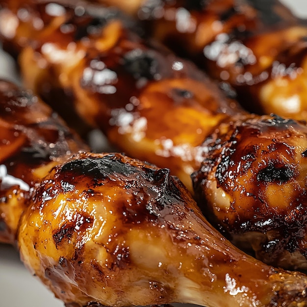 Photo of Delicious BBQ Chicken Drumsticks grilled chicken barbecue roasted meat