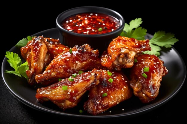 Photo of a delicious chicken wings