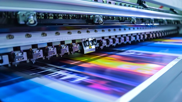 A photo of a digital printing machine