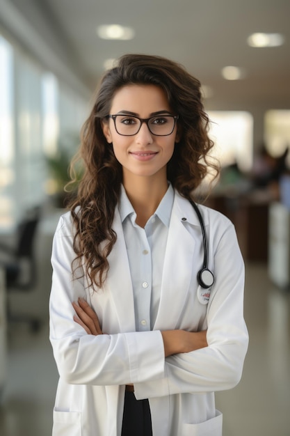 Photo a doctor in hospital