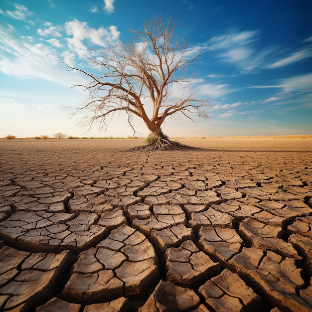 photo of a drought global warming