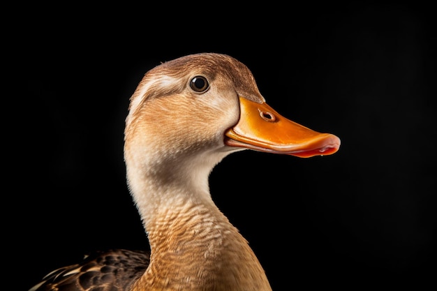 Photo of duck with no background