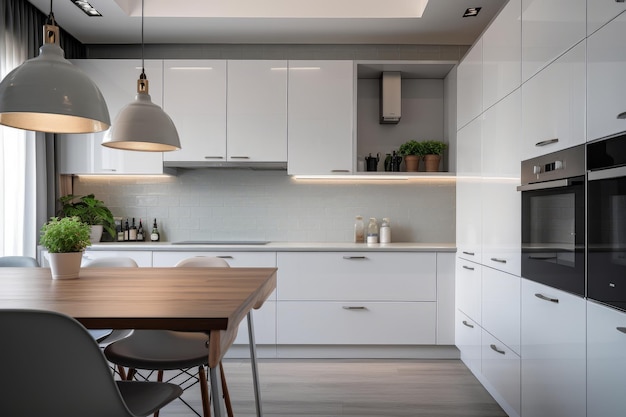 Photo of a elegant and modern kitchen