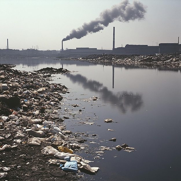 Photo photo of environment pollution