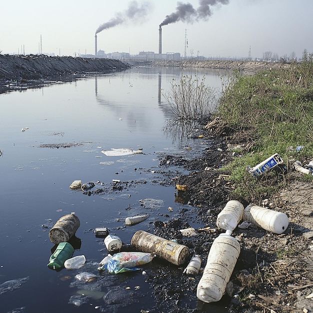 Photo photo of environment pollution