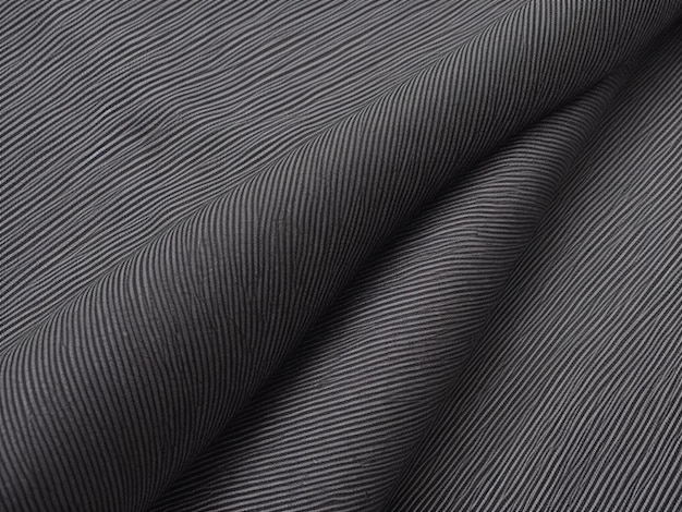 Photo fabric black cotton striped top view cotton and polyester fabric texture